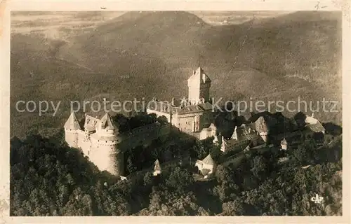 AK / Ansichtskarte Haut Koenigsbourg_Hohkoenigsburg Vue aerienne Haut Koenigsbourg