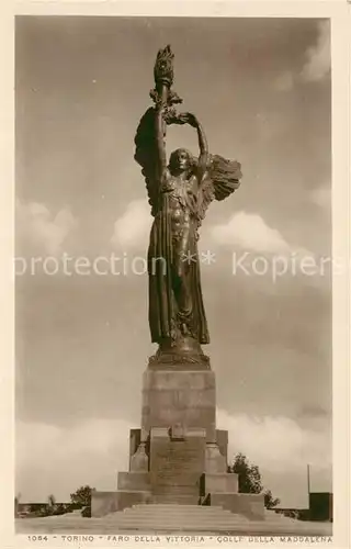 AK / Ansichtskarte Torino Faro della Vittoria Monumento Colle della Maddalena Torino