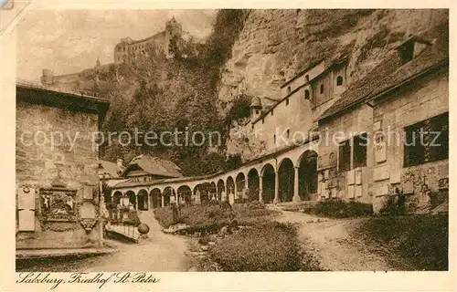 AK / Ansichtskarte Salzburg_Oesterreich Friedhof St Peter Salzburg_Oesterreich