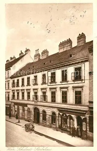 AK / Ansichtskarte Wien Schuberts Sterbehaus Wien