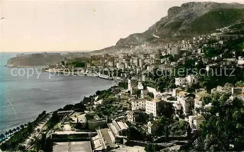 AK / Ansichtskarte Monte Carlo vu de Roquebrune Monte Carlo
