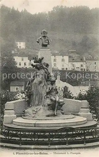 AK / Ansichtskarte Plombieres les Bains_Vosges Monument Louis Francais Plombieres les Bains