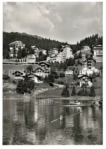 AK / Ansichtskarte Arosa_GR Partie am Untersee Arosa_GR