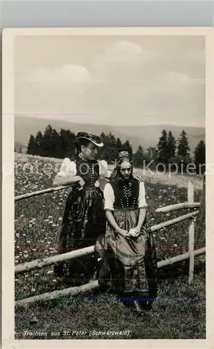 AK / Ansichtskarte Peter_Schwarzwald_St Trachten Peter_Schwarzwald_St