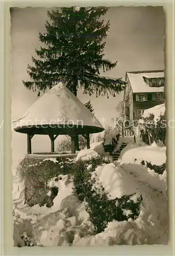 AK / Ansichtskarte Peter_Schwarzwald_St Haus Lindenberg Pavillon Winteraufnahme Peter_Schwarzwald_St