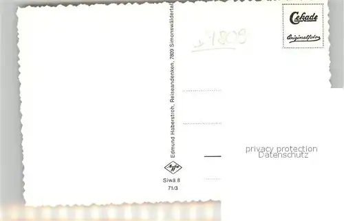 AK / Ansichtskarte Simonswaeldertal Romantischer Winkel an der Gutach Simonswaeldertal