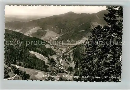 AK / Ansichtskarte Simonswaeldertal Panorama Etterswald Simonswaeldertal