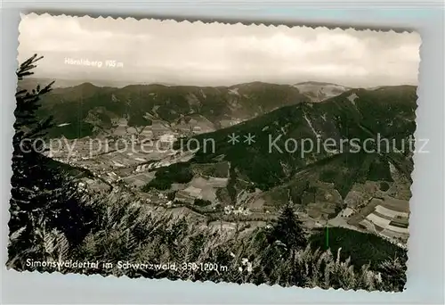 AK / Ansichtskarte Simonswaeldertal Panorama Simonswaeldertal