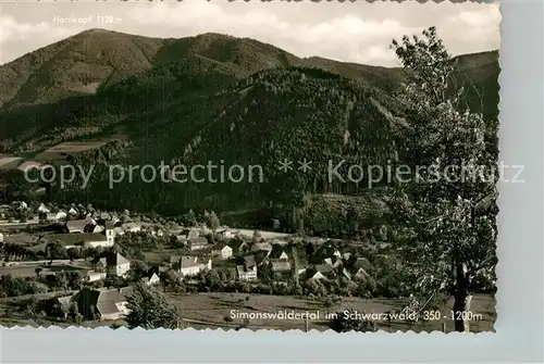 AK / Ansichtskarte Simonswaeldertal Panorama Kirche Simonswaeldertal