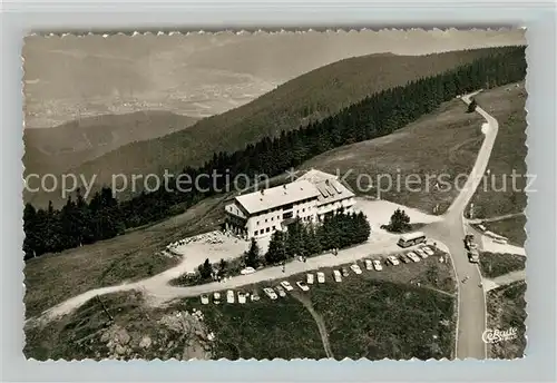 AK / Ansichtskarte Kandel_Breisgau Berghotel Fliegeraufnahme Kandel Breisgau