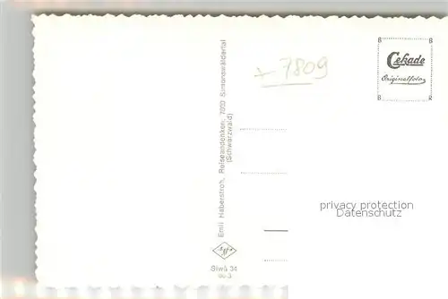 AK / Ansichtskarte Simonswaeldertal Kirche Panorama Simonswaeldertal