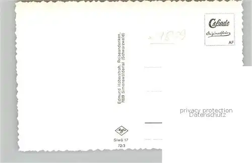 AK / Ansichtskarte Simonswaeldertal Panorama Kostgefaell Simonswaeldertal