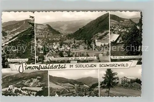 AK / Ansichtskarte Simonswaeldertal Bleibach Panorama Simonswaeldertal