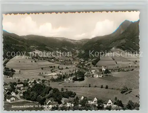 AK / Ansichtskarte Simonswaeldertal Panorama Kirche Simonswaeldertal