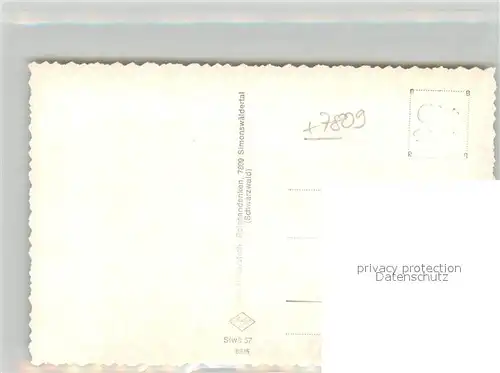 AK / Ansichtskarte Simonswaeldertal Panorama Kirche Simonswaeldertal