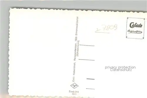 AK / Ansichtskarte Simonswaeldertal Ettersbach Panorama Simonswaeldertal