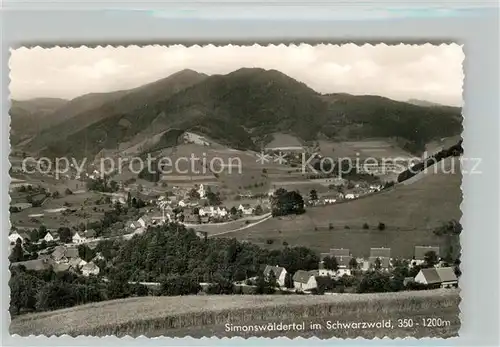 AK / Ansichtskarte Simonswaeldertal Panorama Kirche Simonswaeldertal