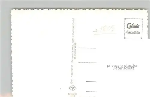 AK / Ansichtskarte Simonswaeldertal Panorama Kirche Simonswaeldertal