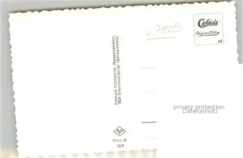 AK / Ansichtskarte Simonswaeldertal Gasthaus zum Hirschen Simonswaeldertal