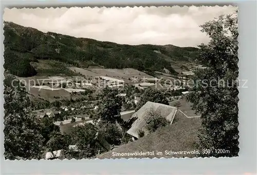 AK / Ansichtskarte Simonswaeldertal Panorama Simonswaeldertal
