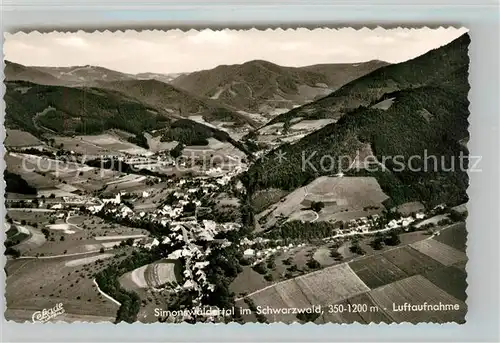 AK / Ansichtskarte Simonswaeldertal Fliegeraufnahme Simonswaeldertal