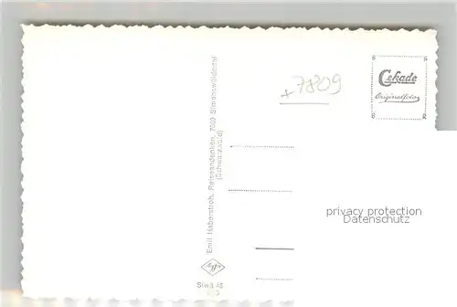 AK / Ansichtskarte Untersimonswald Gasthof Baeren Untersimonswald