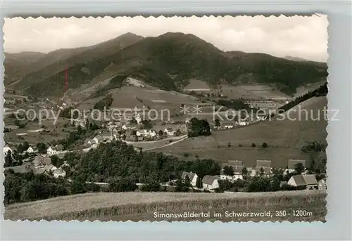 AK / Ansichtskarte Simonswaeldertal Panorama Simonswaeldertal