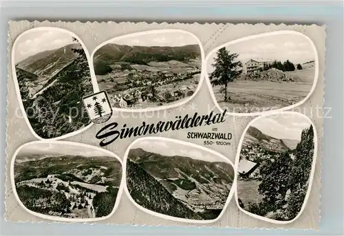 AK / Ansichtskarte Simonswald Brand Panoramen Simonswald