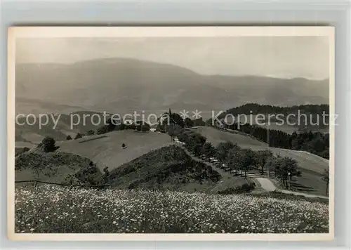 AK / Ansichtskarte St_Peter_Schwarzwald Haus Lindenberg Wallfahrtskapelle St_Peter_Schwarzwald