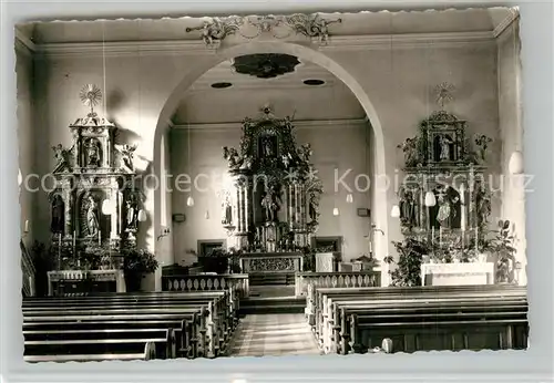 AK / Ansichtskarte Altsimonswald Kirche Altarraum Altsimonswald