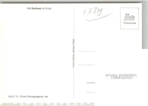 AK / Ansichtskarte Bleibach Panorama Bleibach