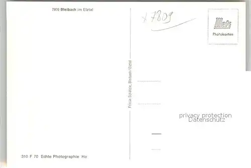 AK / Ansichtskarte Bleibach Panorama Bleibach