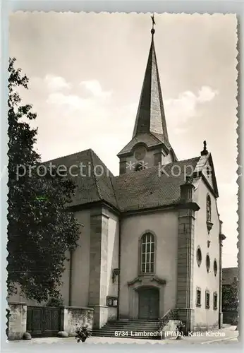 AK / Ansichtskarte Lambrecht Katholische Kirche Lambrecht