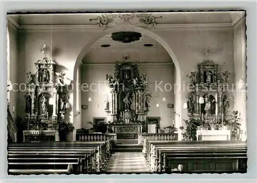 AK / Ansichtskarte Altsimonswald Kirche Altarraum Altsimonswald