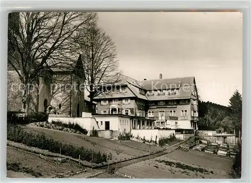 AK / Ansichtskarte St_Peter_Schwarzwald Erholungsheim Wallfahrtskirche Maria Lindenberg St_Peter_Schwarzwald