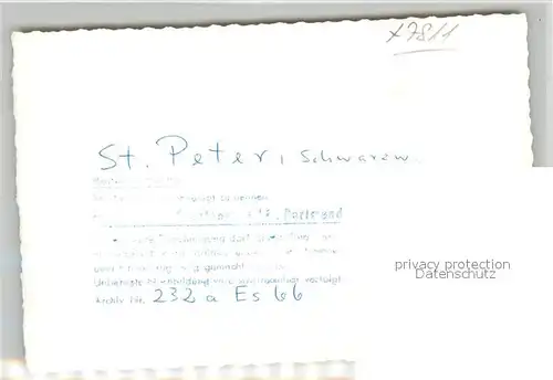 AK / Ansichtskarte St_Peter_Schwarzwald Priesterseminar Altarraum St_Peter_Schwarzwald