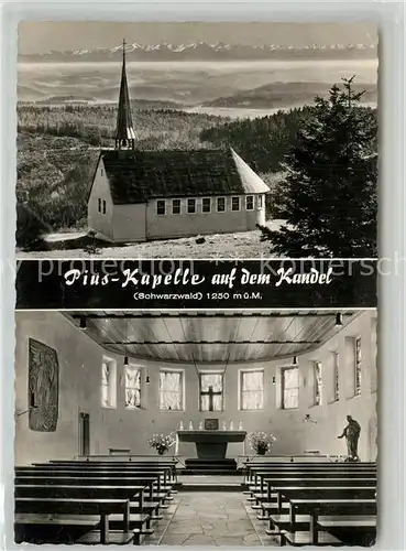 AK / Ansichtskarte Kandel_Breisgau Pius Kapelle Kandel Breisgau