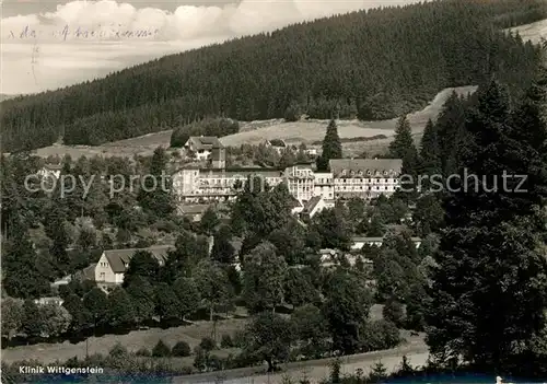 AK / Ansichtskarte Bad_Berleburg Klinik Wittgenstein  Bad_Berleburg