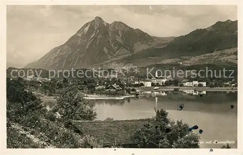 AK / Ansichtskarte Sarnen mit Stanserhorn Sarnen