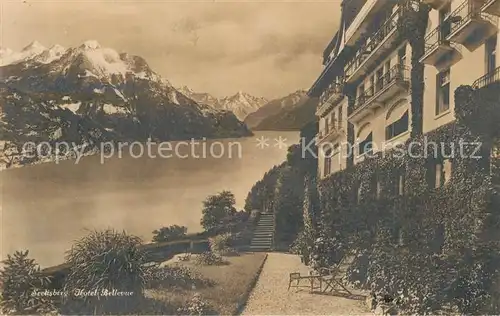 AK / Ansichtskarte Seelisberg_UR Hotel Bellevue Seelisberg UR