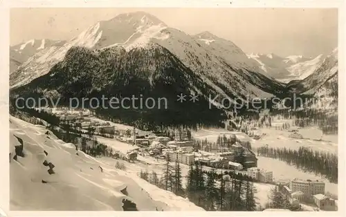 AK / Ansichtskarte Pontresina Panorama Pontresina