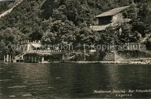 AK / Ansichtskarte Caprino Restaurant Dancing Bar Felsenkeller Caprino