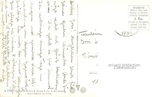 AK / Ansichtskarte Wengen_BE Die Jungfrau Wengen_BE