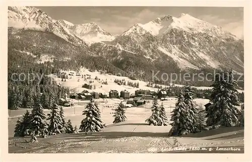 AK / Ansichtskarte Lenzerheide_GR mit Lenzerhorn Lenzerheide GR