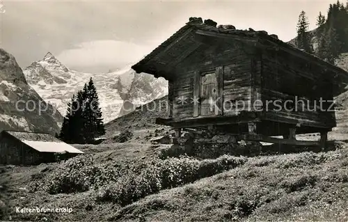 AK / Ansichtskarte Kaltenbrunnen_Meiringen Kaltenbrunnenalp Kaltenbrunnen Meiringen