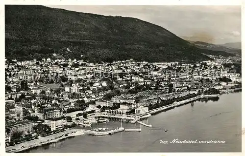 AK / Ansichtskarte Neuchatel_NE Vue aerienne Neuchatel NE