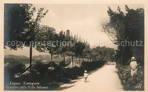AK / Ansichtskarte Castagnola Cassarate Giardino della Villa Selvano Castagnola Cassarate