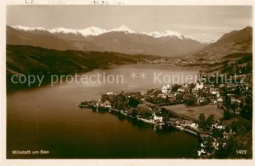 AK / Ansichtskarte Millstatt_Millstaettersee Fliegeraufnahme Millstatt_Millstaettersee
