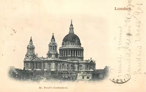 AK / Ansichtskarte London St Paul s Cathedral London