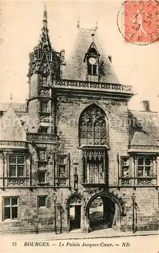 AK / Ansichtskarte Bourges Palais Jacques Coeur Bourges